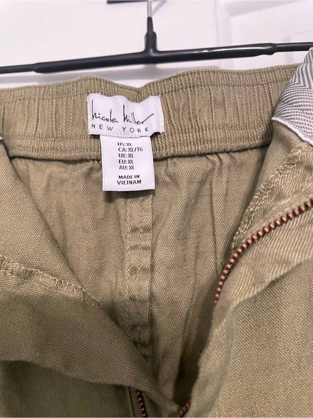 Nicole Miller Olive Green Maxi Straight Skirt - Picture 4 of 7